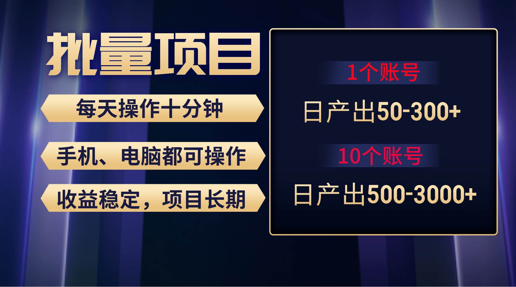 红利项目稳定月入过万，无脑操作好上手，轻松日入300+风钥吧-网创项目资源站-副业项目-创业项目-搞钱项目风钥吧