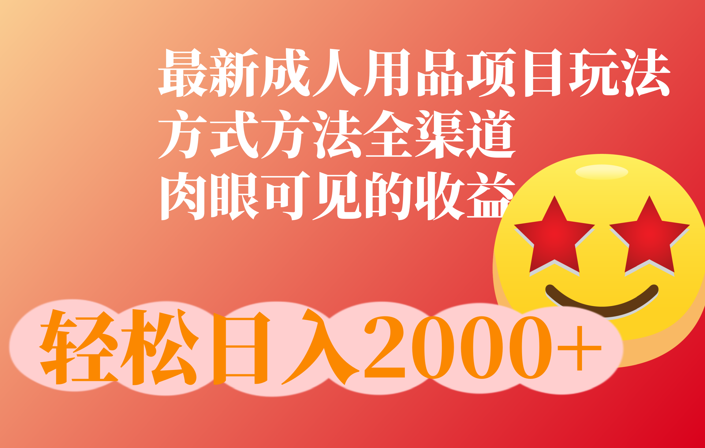 成人用品项目最新玩法，方式方法全渠道风钥吧-网创项目资源站-副业项目-创业项目-搞钱项目风钥吧