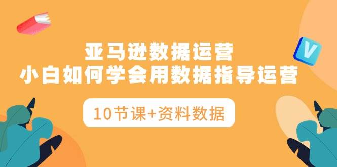 亚马逊数据运营，小白如何学会用数据指导运营（10节课+资料数据）风钥吧-网创项目资源站-副业项目-创业项目-搞钱项目风钥吧