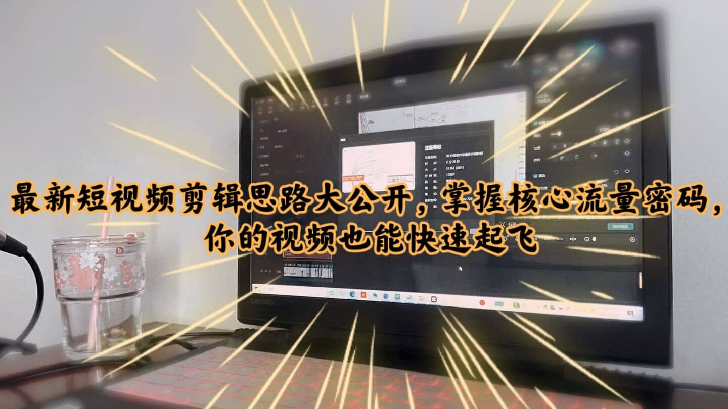 最新短视频剪辑思路大公开，掌握核心流量密码，你的视频也能快速起飞风钥吧-网创项目资源站-副业项目-创业项目-搞钱项目风钥吧