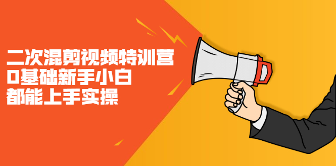 二次混剪视频特训营，0基础新手小白都能上手实操，两天开干风钥吧-网创项目资源站-副业项目-创业项目-搞钱项目风钥吧