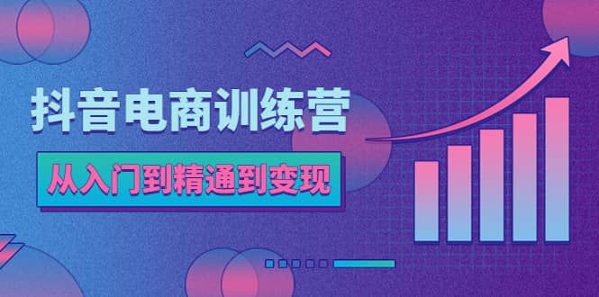 抖音电商训练营：从入门到精通，从账号定位到流量变现，抖店运营实操风钥吧-网创项目资源站-副业项目-创业项目-搞钱项目风钥吧