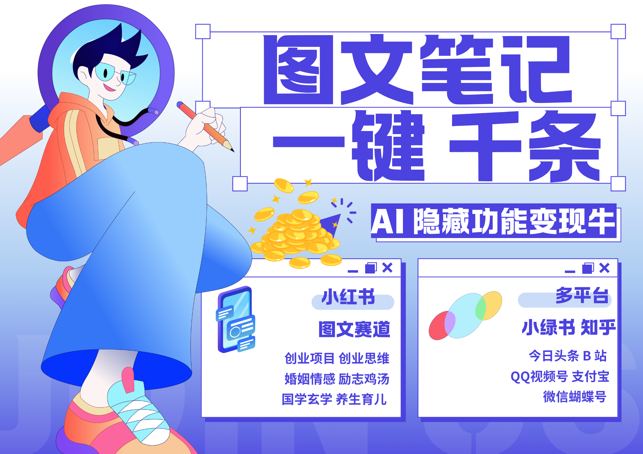 小红书小绿书 秒生图文一键千条 轻松变现3W+风钥吧-网创项目资源站-副业项目-创业项目-搞钱项目风钥吧