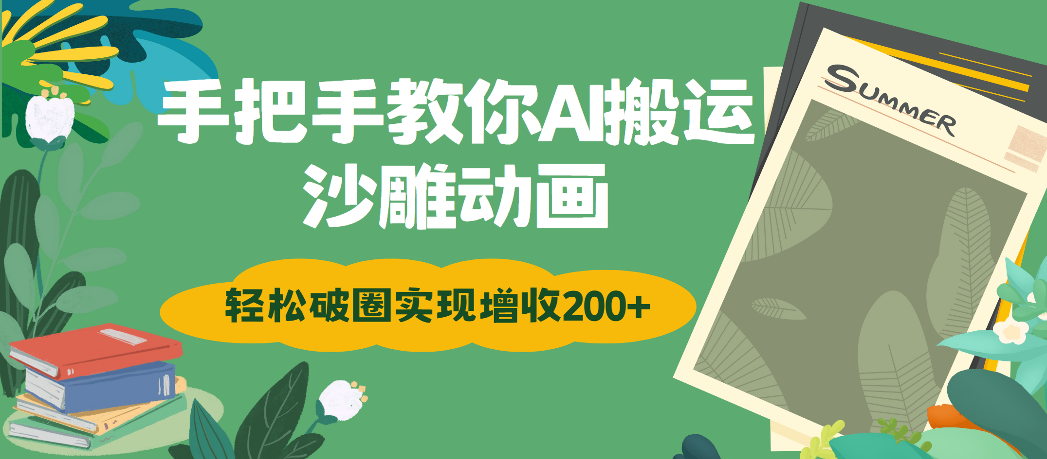 手把手教你用AI搬运沙雕动画轻松破圈实现增收200+风钥吧-网创项目资源站-副业项目-创业项目-搞钱项目风钥吧