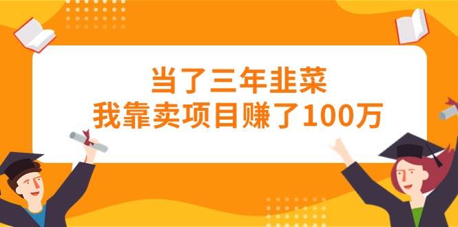 当了三年韭菜我靠卖项目赚了100万风钥吧-网创项目资源站-副业项目-创业项目-搞钱项目风钥吧