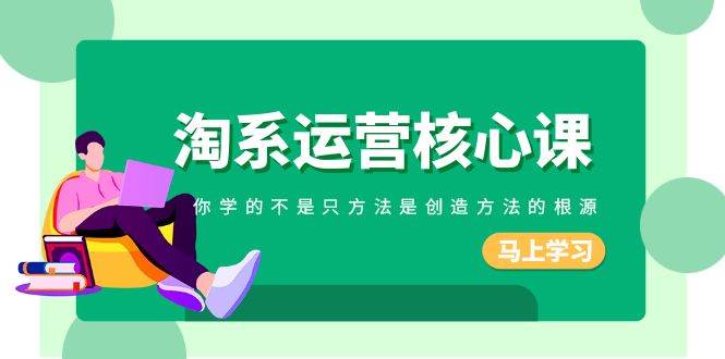 淘系-运营核心课，你学的不是只方法是创造方法的根源（190节课）风钥吧-网创项目资源站-副业项目-创业项目-搞钱项目风钥吧