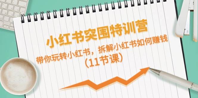 小红书突围特训营，带你玩转小红书，拆解小红书如何赚钱（11节课）风钥吧-网创项目资源站-副业项目-创业项目-搞钱项目风钥吧