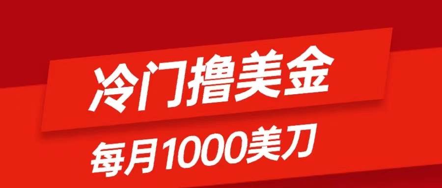 冷门撸美金项目：只需无脑发帖子，每月1000刀，小白轻松掌握风钥吧-网创项目资源站-副业项目-创业项目-搞钱项目风钥吧