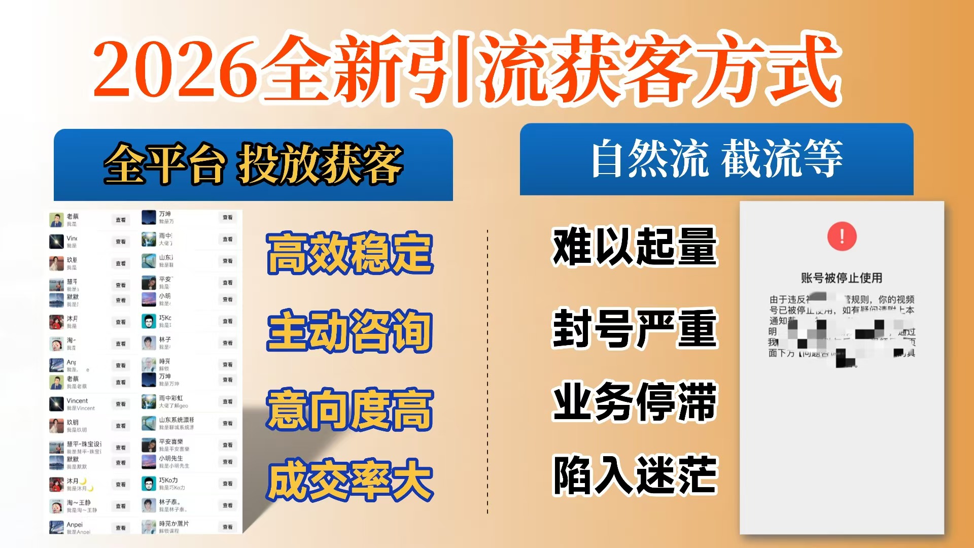 【首发】打破获客壁垒，如何利用投放实现财富自由与事业升级风钥吧-网创项目资源站-副业项目-创业项目-搞钱项目风钥吧