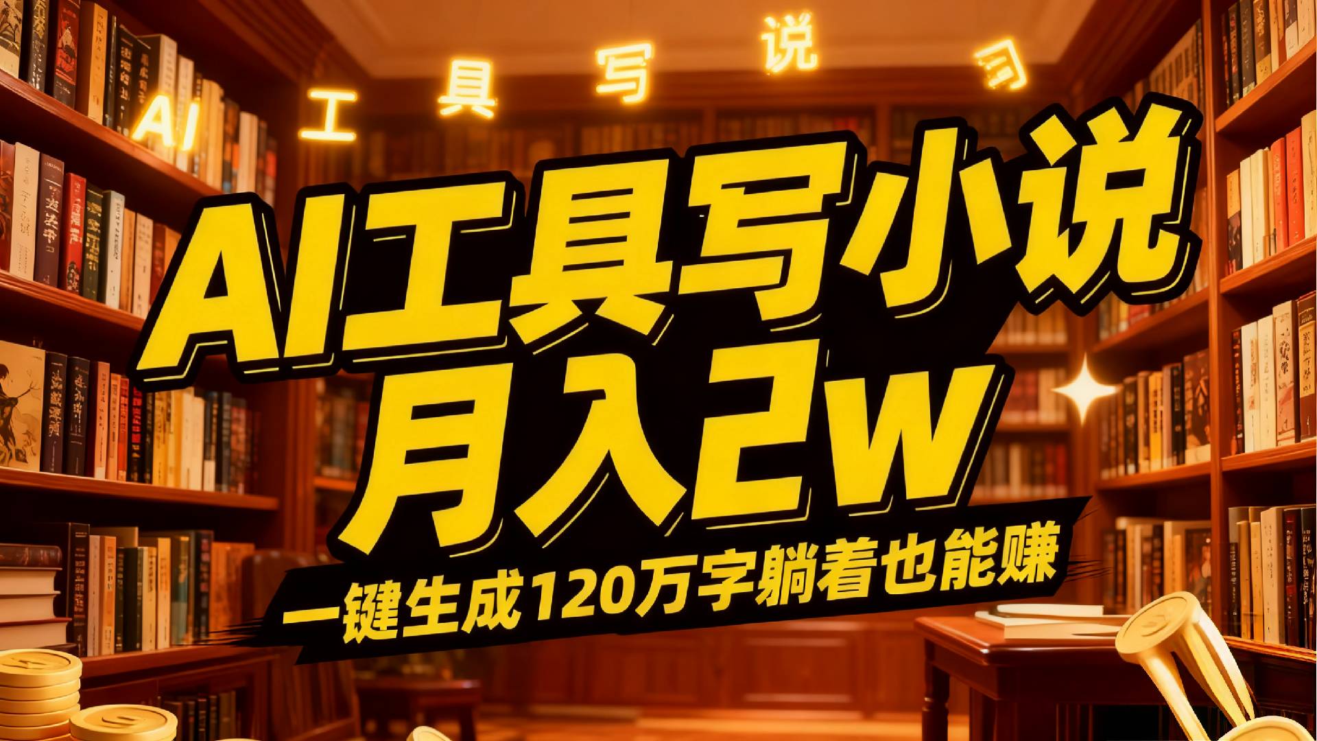 2026年AI工具写小说,一键生成120万字，躺着也能赚，月入2w+风钥吧-网创项目资源站-副业项目-创业项目-搞钱项目风钥吧